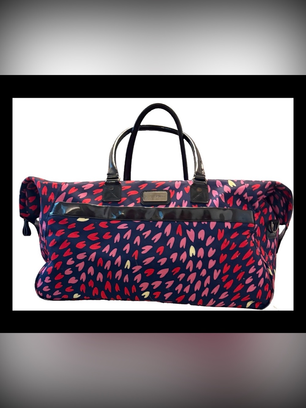 Betsey Johnson Luv Betsey Weekender Bag Large with ajustable shoulder strap